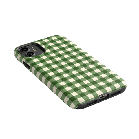 Checked Twice | Green Plaid Case