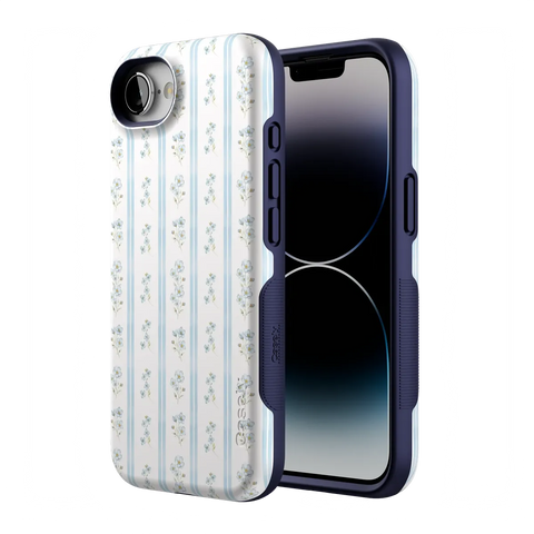 Cottage Stripe | Blue Floral Case