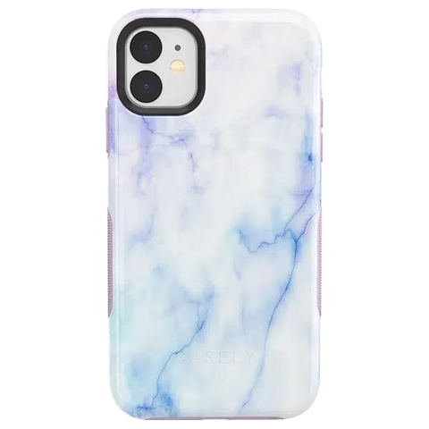 Cotton Candy | Blue & Purple Marble Case