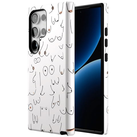 I'm With Her | Black & White Boobs Case