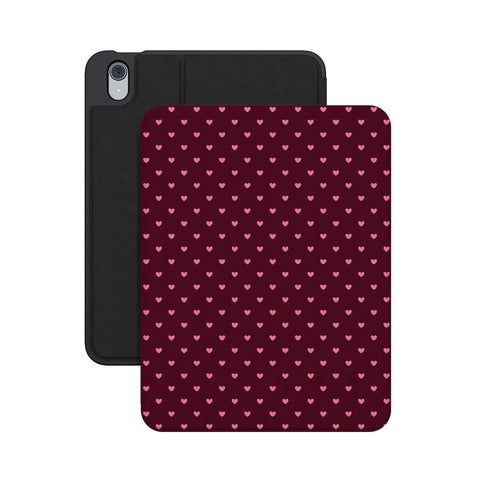 Heart Noir | Tiny Hearts iPad Case