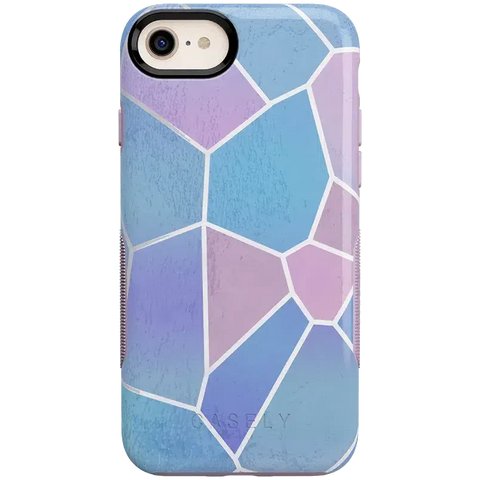Other Side | Holographic Metallic Stained Glass Marble Case