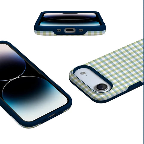 Pastel Picnic | Blue & Green Gingham Case