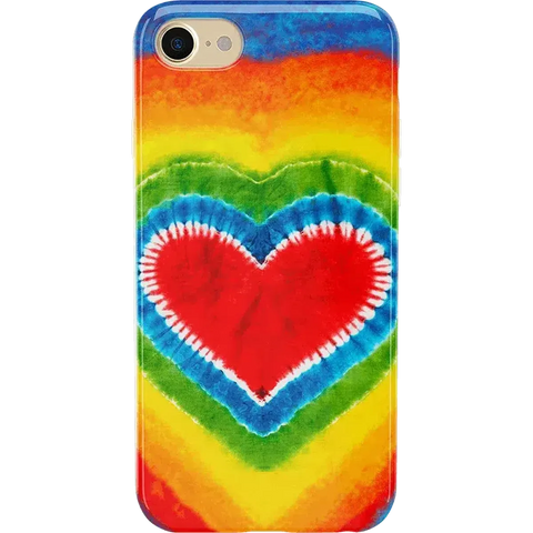 I Heart Tie Dye | Rainbow Heart Case