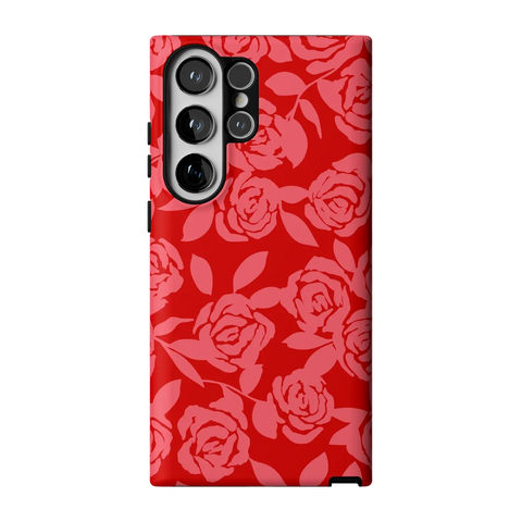 Final Rose | Red & Pink Floral Case
