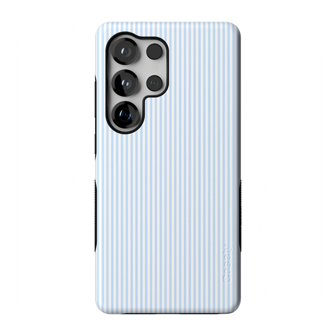 Stripes and the City | Light Blue Pinstripe Case