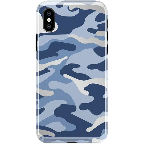In Formation | Metallic Blue Camo Case