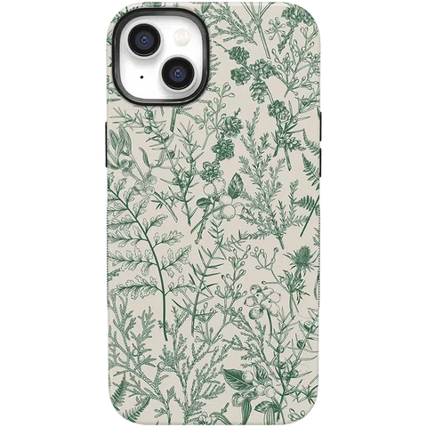 Sage Garden | Green Floral Case