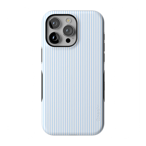 Stripes and the City | Light Blue Pinstripe Case