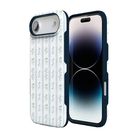 Cottage Stripe | Blue Floral Case