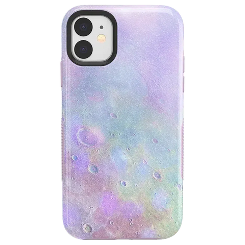Over the Moon | Pastel Marble Moon Case