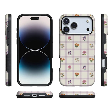 Meadow Check | Floral Gingham Case