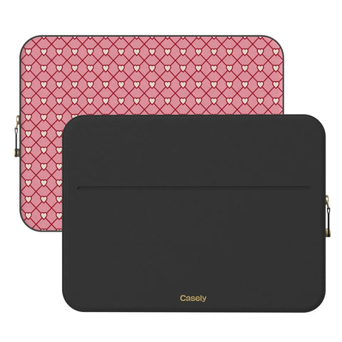 Love Locks | Pink Hearts Laptop Case