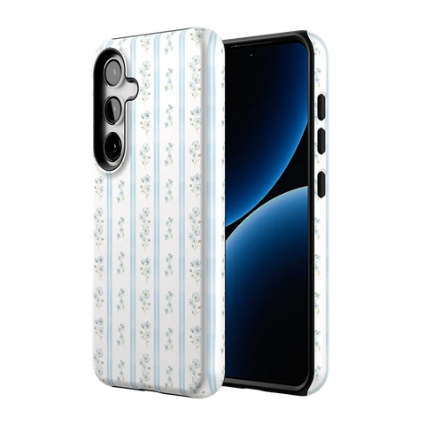 Cottage Stripe | Blue Floral Case
