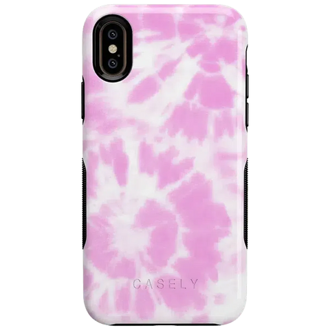 Down for Whatever | Light Pink Tie Dye Case