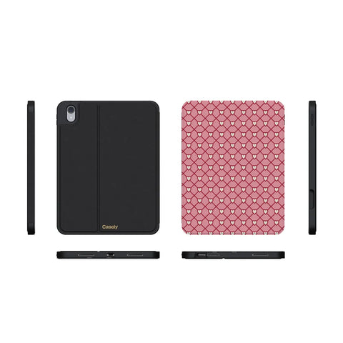 Love Locks | Pink Hearts iPad Case