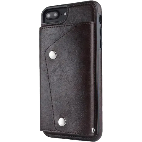 Brown Vegan Leather | Wallet Case
