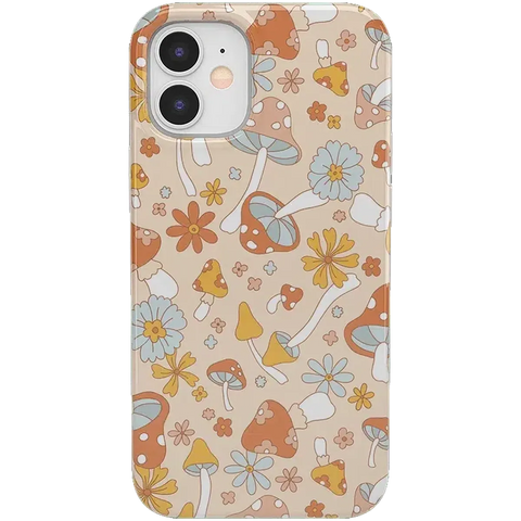 Mushroom Magic | Retro Floral Case