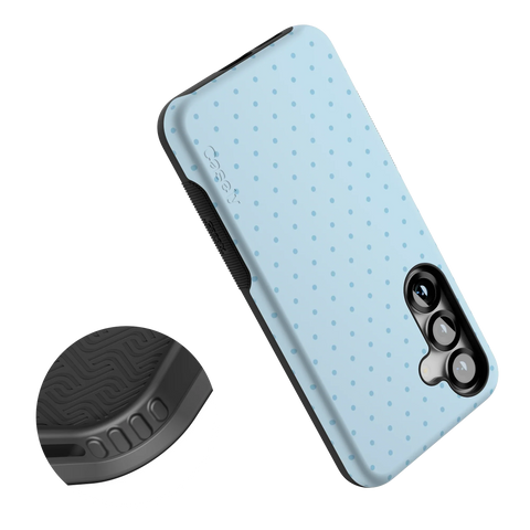 On the Dot | Blue Monochrome Polka Dot Case