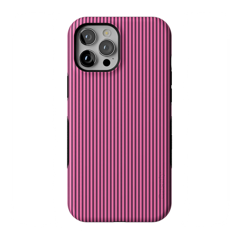Stripes and the City | Pink & Purple Pinstripe Case