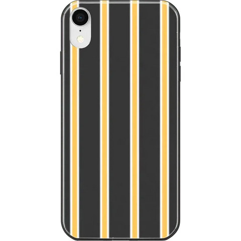 Fine Lines | Mustard Yellow Pinstripe iPhone Case