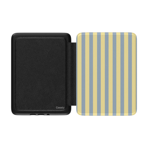 Coastline Stripes | Blue & Yellow Kindle Case