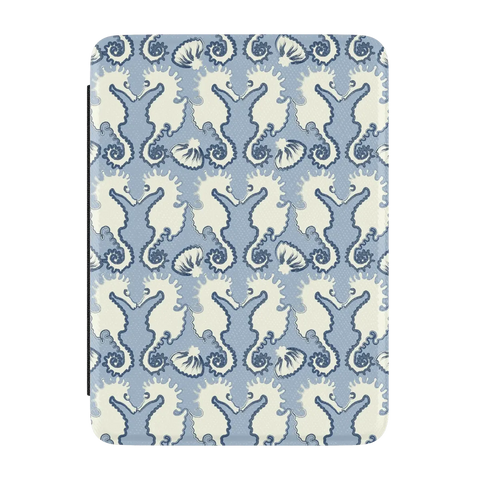 Seahorse Drift | Coastal Blues Kindle Case