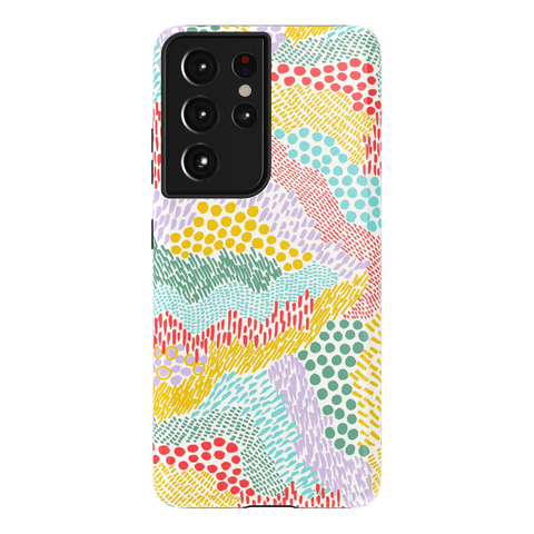 Color Me Happy | Pattern Colorblock Case