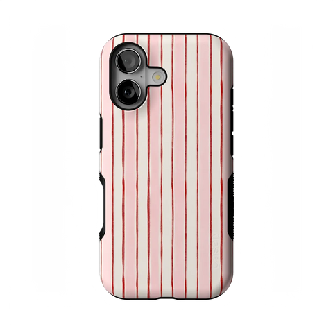 Pretty in Pastel | Blush Stripes Case