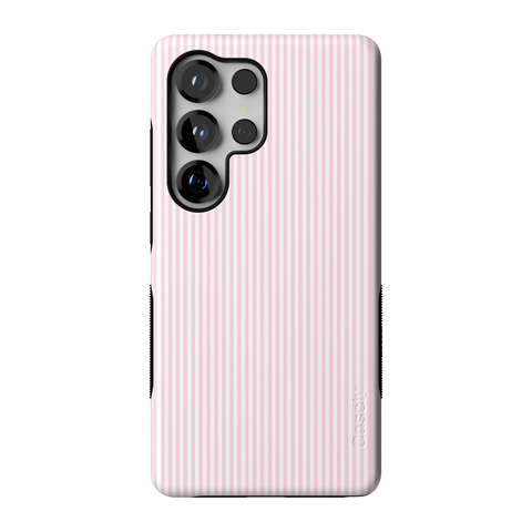 Stripes and the City | Light Pink Pinstripe Case