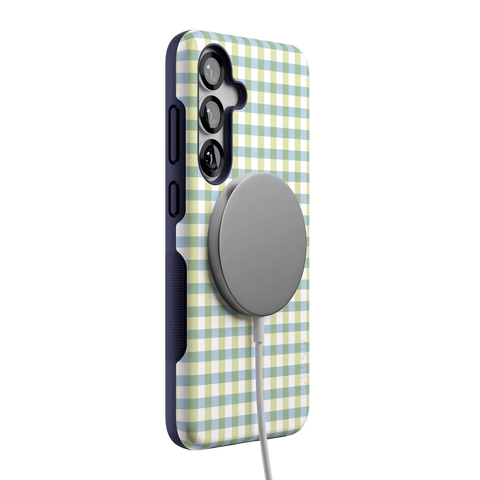 Pastel Picnic | Blue & Green Gingham Case