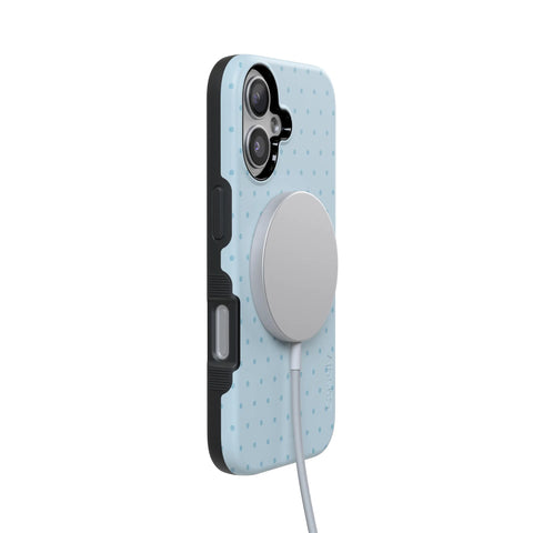 On the Dot | Blue Monochrome Polka Dot Case