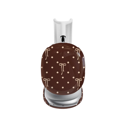 Teddy Bows | Brown Polka Dot AirPods Max Case