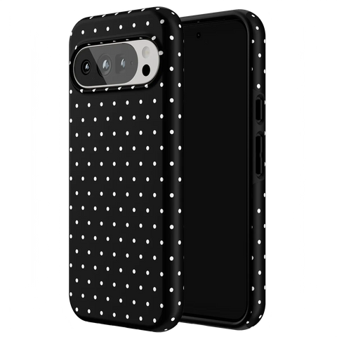 On the Dot | White Polka Dot Case
