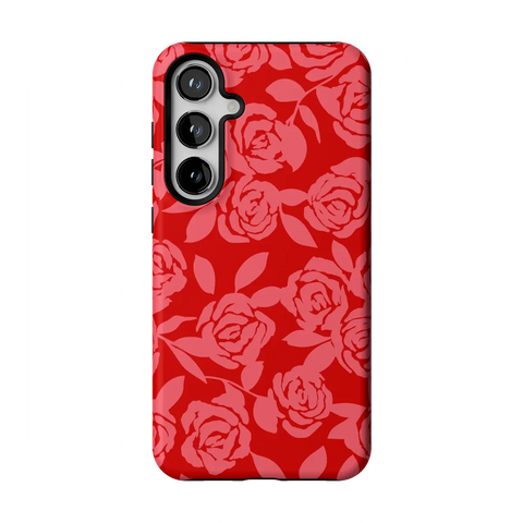 Final Rose | Red & Pink Floral Case