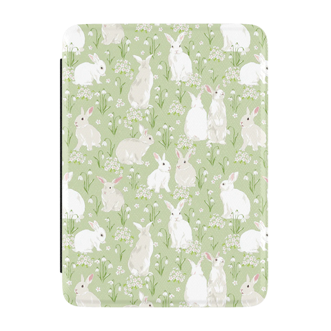 Hop to it | Green Bunny Kindle Case