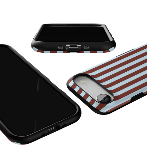 Sunday in Brooklyn | Blue Stripes Case