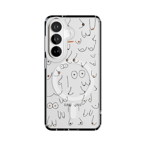I'm With Her | Black & White Boobs Case