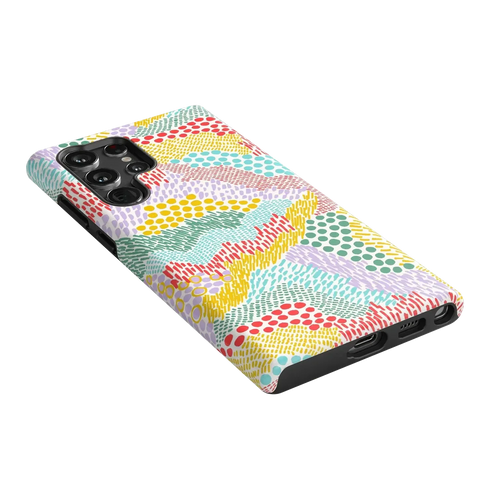 Color Me Happy | Pattern Colorblock Case
