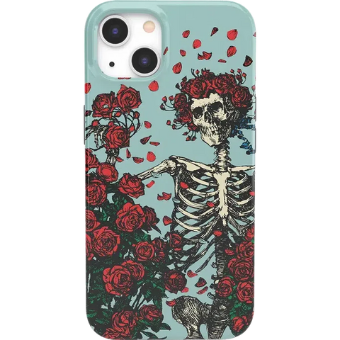 Forever Grateful | Grateful Dead Skeleton Floral Case