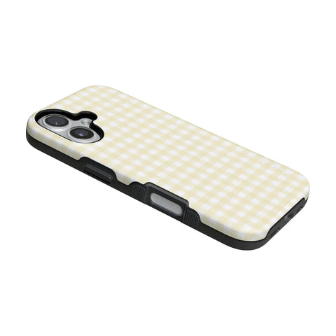 Pastel Picnic | Yellow Gingham Case