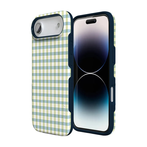 Pastel Picnic | Blue & Green Gingham Case