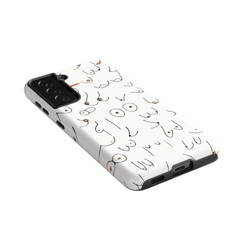 I'm With Her | Black & White Boobs Case