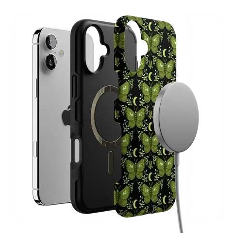 Mystic Moths | Green Twilight Case