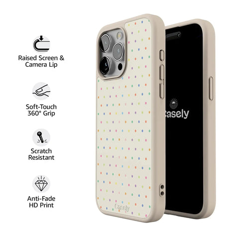 On the Dot | Rainbow Polka Dot Case