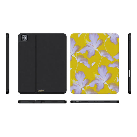 Hibiscus Haze | Painted Floral iPad Case