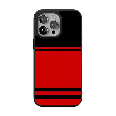 Storm Warning | Black & Red Stripes Case