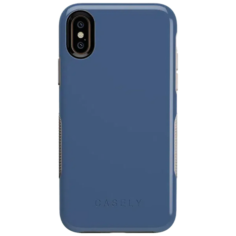 Steel Blue on Nude | Ultra-Protective Bold Case