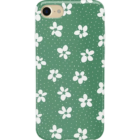 Flower My World | Jade Green Floral Case