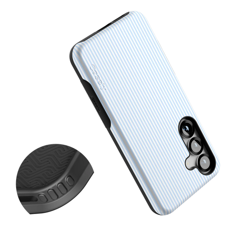 Stripes and the City | Light Blue Pinstripe Case